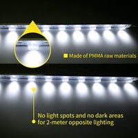 Module LED double face 12V avec lentille en aluminium, étanche à la poussière et à l'eau IP67, faible atténuation de la lumière, certifié CE RoHS