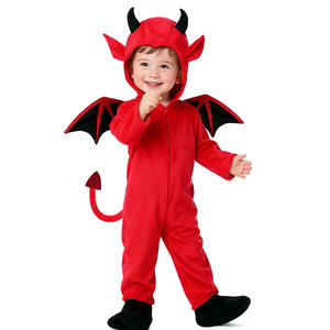Costumi per Bambini di Halloween e Natale, Unisex, per Giochi di Ruolo, Simpatici Costumi da Diavolo, Pipistrello, Vampiro, in Poliestere - Product Image 4