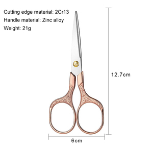 Thép Không Gỉ Cổ Điển Cổ Điển May Thủ Công Kéo Vải Cắt Kéo Thợ May - Product Image 6