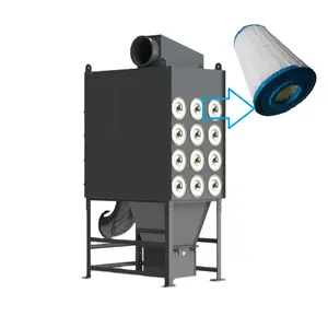 Toz toplayıcı hava filtresi makinesi için premium kalite hava filtreleme kartuş filtre/ağır toz toplayıcı