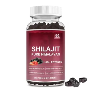 大库存Shilajit提取物软糖Shilajit树脂纯喜马拉雅糖果膳食补充剂免疫系统和骨骼健康