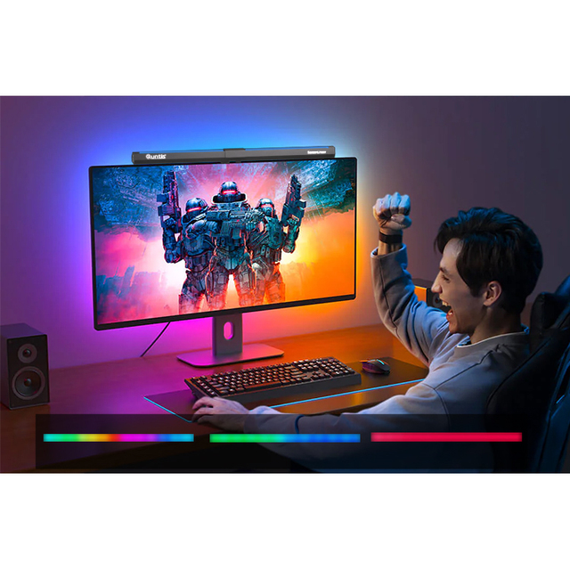 Northland 15 Mode Color Dimmable RGB Backlight LED Dual Light Source Entertainment Office Experience Led Lights bar for Monitor