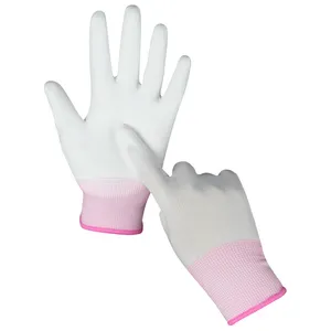 PU coated gloves are comfortable, breathable, non slip, wear-resistant, and have strong grip strength
