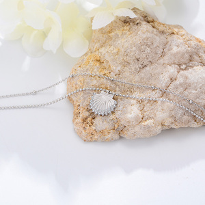 शीर्ष नया आधुनिक डिज़ाइन लोकप्रिय शैली सुंदर शिल्प वैयक्तिकृत 925 सिल्वर ओशन शैल पायल - Product Image 6