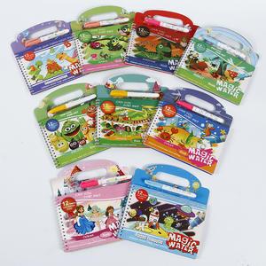 Nuovo caldo 1 pezzo magico riutilizzabile libro d'acqua alla rinfusa per bambini pittura di disegno libri da colorare cartoni animati per bambini - Product Image 2
