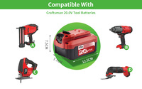 Batterie de perceuse 20v en gros 5AH pour outil électrique rechargeable V20 pour CMCB201 CMCB202 CMCB204