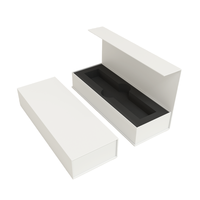 Boîte à cartouche rigide en carton recyclable de luxe avec fermeture magnétique, design personnalisé, gaufrage, pelliculage mat, insert en mousse EVA de 1 ml/1 gramme