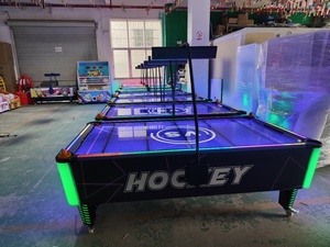 เครื่องเล่นเกมสำหรับเด็กขายส่ง แบบหยอดเหรียญ รับธนบัตร ล็อตเตอรี่ โต๊ะแอร์ฮอกกี้ - Product Image 2