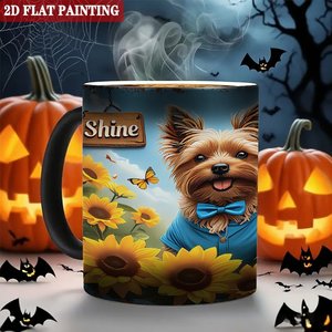 Frosted <b>Ceramic</b> Mug 11oz Heat Sensitive Color Changing Magic Coffee <b>Cup</b> - Product Image 6
