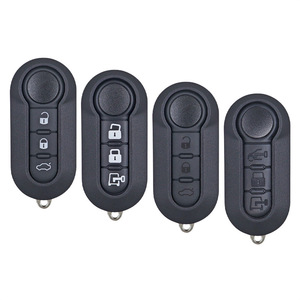 Boîtier <span class=keywords><strong>de</strong></span> <span class=keywords><strong>clé</strong></span> <span class=keywords><strong>de</strong></span> voiture en plastique <span class=keywords><strong>de</strong></span> remplacement avec 3 boutons et lame pliable pour <span class=keywords><strong>500</strong></span> - Product Image 1