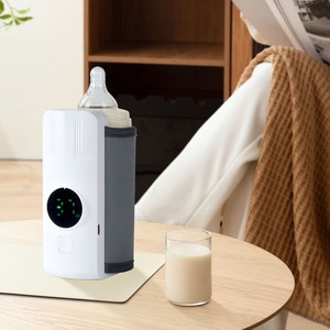 Yeni taşınabilir USB şarj edilebilir pil şarj için ısıtmalı şişe süt ısıtıcıları seyahat için biberon ısıtıcısı Breastmilk için - Product Image 4