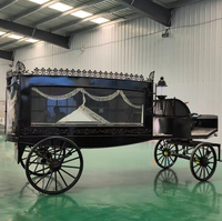 Cercueil électrique vintage personnalisé, chariot funéraire tout-terrain pour transport interne en cérémonie funéraire au cimetière