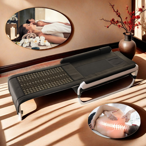 Lit de thérapie à rouleaux de jade V6 Corée Prix le moins cher Lit de massage par acupression de jade thermique Jade Master à infrarouge automatique - Product Image 1