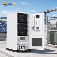 Système de stockage d'énergie par batterie à refroidissement liquide pour usage commercial, 261 kWh, avec onduleur hybride Deye 125 kW pour énergie solaire