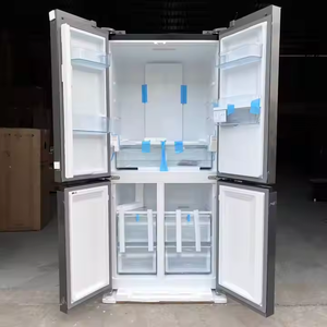 Réfrigérateur domestique de haute qualité 591L à quatre portes avec distributeur d'eau, grande capacité commerciale, congélateur français - Product Image 3