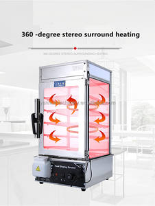 Machine commerciale de casse-croûte de restauration rapide avec pompe d'affichage de réchauffeur de nourriture de vapeur de petit pain comme composant de noyau - Product Image 4