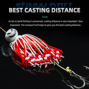 Leurre métallique Newbility Magic Works Tairubber100g 140g 180g, jupe en caoutchouc, poisson-chat, pêche en mer, appât artificiel, équipement de pêche, leurre de pêche - Product Image 4