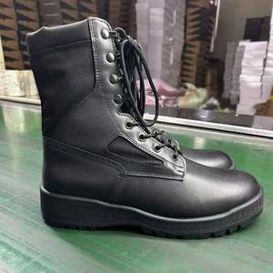 DFS14 Nuevas Botas Tácticas Largas de Cuero de Grano Completo Personalizadas de Alta Calidad - Product Image 1