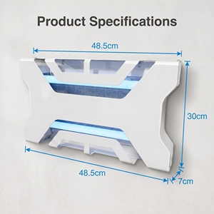 Decorative Glue <strong>Trap</strong> Quiet Mosquito Killer Lamp V30X With Explosion-proof <strong>Film</strong> Powder Coating UV LED Tube 2*15L Commercial Use - Product Image 4