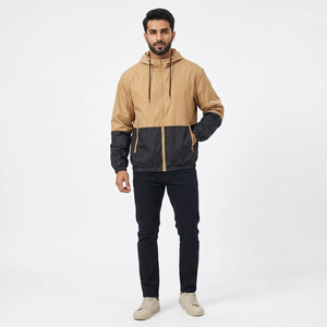 Stylish <b>Mens</b> Winter Windbreaker <b>Jacket</b> <b>Lightweight</b> and Durable High Windbreaker Fabric Working <b>Jacket</b> - Product Image 1
