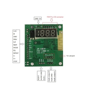 JK59 DIY Kit <span class=keywords><strong>Bluetooth</strong></span> grabadora de audio usb sd fm mp3 módulo - Product Image 4