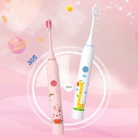 Vibration haute fréquence 5 modes IPX7 étanche USB Rechargeable brosse à dents électrique sonique rotative intelligente pour les enfants