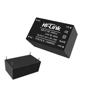 Hi-Link AC DC 15W HLK-15M05C 15M09C 15M12C 15M15C 15M24C 220V to 5V/9V/12V/15V/24V isolated step down power supply module Switch