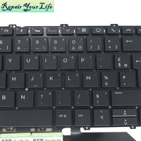 Nouveau clavier d'ordinateur portable rétroéclairé FR français pour HP Elitebook x360 1030 G2 1030 G3 1030 G4 911747-051 Clavier AZERTY
