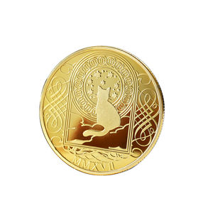 Cofre del <span class=keywords><strong>Tesoro</strong></span> Pirata de Metal Dorado, Recuerdo Personalizado Conmemorativo - Product Image 6