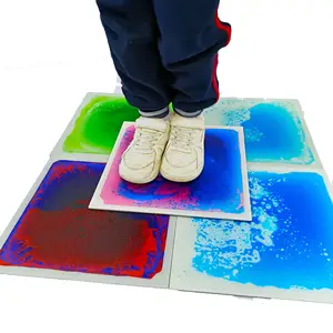 Alfombra de azulejo extraíble para niños, suelo sensorial, fusión líquida, juego de estera, Popular, 30 cm, 2023