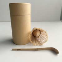 Fouet à matcha en gros avec emballage personnalisé, fouet à matcha de voyage incluant fouet et cuillère à matcha