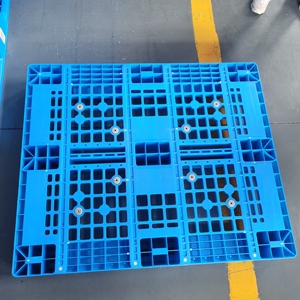 Paletas logísticas de exportación de alta calidad Paleta de plástico HDPE resistente Euro apilable para Europa - Product Image 4