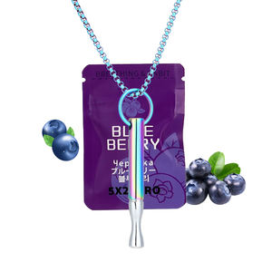 สร้อยคออะโรมาเธอราพีสไตล์คลาสสิกทำจากสแตนเลส พร้อมขวดสูดดมไทเทเนียม ออกแบบมาเพื่อช่วยผ่อนคลายความเครียด - Product Image 5