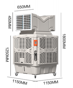 Prezzo di fabbrica mobile e opzionale presa d'aria con grande capacità di acqua scatola e più grande volume di aria evaporativo refrigeratore d'aria - Product Image 4
