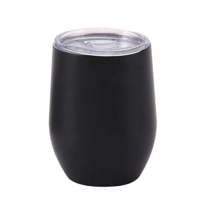 Shaped <b>Vacuum</b> Double Wall 12OZ Stainless Steel Travel Mug 12-24 Hours Thermal Insulation American Style Coffee/Wine Outdoor - Product Image 1