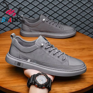Nouvelle Collection Automne : Baskets Confortables et Légères en Soie Glacée pour Hommes – Mocassins Décontractés et Chaussures à Lacets - Product Image 2