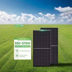 Jinko Bifacial N Type 570 Watt 575w 580w 585w Solar Panel TOPCON Wholesale from China