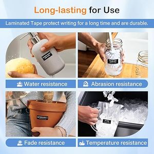 Cinta de Etiquetas Negra de 18 mm TZe-345 Compatible con <span class=keywords><strong>Brother</strong></span> P Touch TZ, Cinta de 18 mm 0.7 Laminada Blanca sobre Negra - Product Image 3