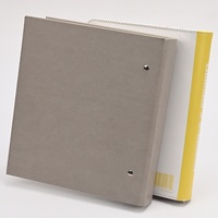 Carpeta de Anillas de Cuero A4 A5 B5, Impresión de Logotipo Personalizado, Estampado en Relieve, Carpeta Planificadora, Cuero PU, Fabricante OEM