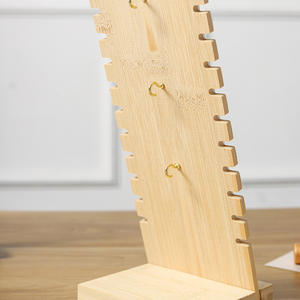 Exhibidor de Joyería de Madera Hecho a Mano con Acrílico Hexagonal Grabado, Reutilizable, con Tema de Amor, Decoración para Colgar en la Pared, Regalo UIONEN - Product Image 3