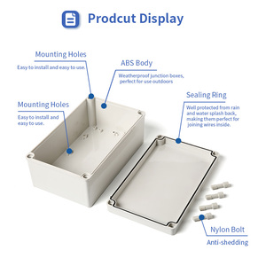 Boîtier électronique en plastique Mingguan Ul94 V0 ABS PC pour extérieur IP65 IP67 IP68, boîte de jonction électrique étanche - Product Image 4