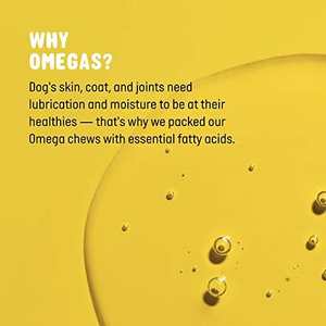 WANZIBEI Custom Omega 3 olio di pesce per cani mastica morbida con biotina vitamina <span class=keywords><strong>E</strong></span> Omegas mastica olio di salmone per prurito pelle secca - Product Image 6