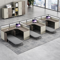 Bureau Bureau Bureau Personnel Bureau Simple Moderne Écran Station Casier Partition Employé Bureau D'ordinateur