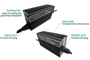Batería de Iones de Litio y Fosfato de Hierro XYM 180w 48v4a 3a, Baterías de 48v QD180A QD180A - Product Image 6