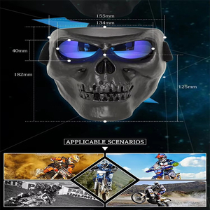 Gafas <span class=keywords><strong>de</strong></span> Motocross <span class=keywords><strong>de</strong></span> Alta Calidad para <span class=keywords><strong>el</strong></span> <span class=keywords><strong>Black</strong></span> <span class=keywords><strong>Friday</strong></span> y Halloween 2026, Gafas <span class=keywords><strong>de</strong></span> Cosplay, Máscara Facial Completa, Gafas <span class=keywords><strong>de</strong></span> Sol Deportivas <span class=keywords><strong>de</strong></span> Moda para Fiestas, Personalizadas - Product Image 4