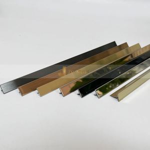 JYFMETAL LL129 Bande de finition en métal en forme de T, étanche, durable, en acier inoxydable, pour la décoration des bords de carrelage des appartements - Garantie de 5 ans - Product Image 3