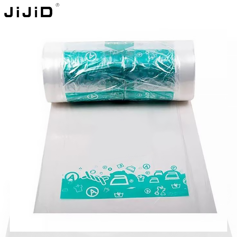 JIJID Disposable Clear Pe Laundry Suit