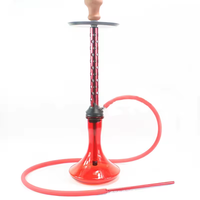 2024 Hotselling en gros nouveau Style verre narguilé ensemble narguilé russe Chicha Sheesha Kalian