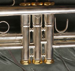 <span class=keywords><strong>Trompette</strong></span> en Sib bémol plaquée argent de style espagnol de bonne qualité (ETR-30) - Product Image 5