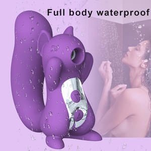 Vibrador de ardilla de tejido profundo, juguetes, vibrador de succión de lengua, masajeador de succión de pezón - Product Image 4